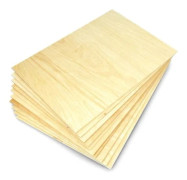 Björkplywood - 3mm - format 297x210mm - 10 st.