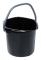 Svart plasthink 10 l
