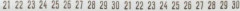 Märkningsbricka DK 2/Z5 /21-30/ vit 89280006 (100 st)