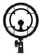 Mikrofonstötdämpare i metall, stativhållare, mikrofonchockfäste för Blue Yeti Snowball-mikrofon Black