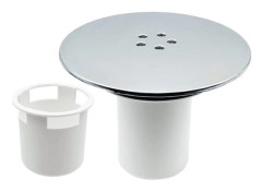 Duschbrunn, 90mm/115mm Duschbrunn, Ersättning för Duschbrunnsil, Universell Duschbrunnsil, Kromad Duschbrunnsutloppssil, Snabbt Flöde