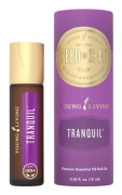 Tranquil eterisk olja Roll-On | 10 ml | Perfekt för läggdagsrutinen | Kombinerar eteriska oljeblandningar av cederträ, lavendel och romersk kamomill