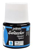 Pebeo Setacolor Opaque Textile Paint 45 ml. - 19 svart