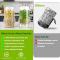 Frögroningskit – 2 Masonburkar med bred öppning och nätlock i rostfritt stål – Komplett odlingskit för broccoli, alfalfa, mungbönor – Present för hemmaträdgårdsodling