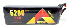 3s 5200mAh - 50C - Etop LiPo EC5
