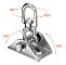 Ceiling Swing Hook 450 Kg Capacity 360° Rotating 304 Stainless Steel for Hammock Chair Yoga Swing Punching Bag Silver