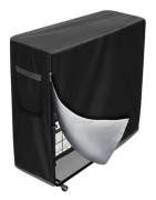 Folding Bed Cover - Waterproof & Dustproof - Durable Oxford Fabric - Universal Size - Easy To Clean - Outdoor Use Black L Black L