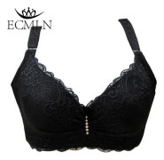 80-105 C/D Dam BH Plus Stor Större Storlek Super Push Up Bralette Spets Underkläder Sexiga Underkläder Med Bygel