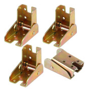 4 Pcs Folding Table Legs, Self-Locking Folding Hinges, 90 Degree Self-Locking Hinges, Folding Table Hinges, Footrest Workbench