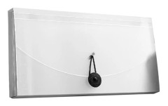 Expanding Document Folder 13 Compartments Professional Waterproof Document Folder for VAT Invoices Receipts Transparent