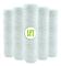 HHL Set med 5 spiralformade vattenfilterpatroner Anti Sediment 9 tum 3/4 - 5 mikron Kompatibel med 10 tums filter Tillverkad i