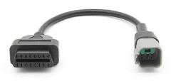 6-pin to 16-pin Diagnostic OBD2 Cable Adapter, OBDII Scanner Replacement for CAN AM Moto ATV UTV Moto