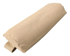 Nackkudde Nackstöd - Stolsdyna - Bekväm Vila - Justerbar Höjd - 35 x 15 cm - Beige