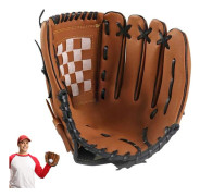 Basebollhandskar - Sportshandskar - Tävlingshandskar - Softbollhandskar för Nybörjare - För Baseboll / Softboll - Vuxen - 12.5 Tum - Brun - Unis