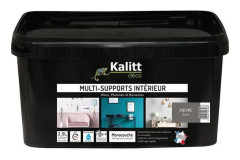 Måleri - KALITT DECO - Multi ytor satin peppar - 2,5L - Akryl - Inomhus