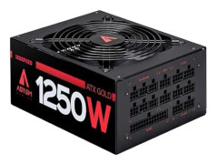 ABYSM Morpheo ATX 1250W Full Modular, 1250 W, 110 - 240 V, Aktiv, Överbelastning, Överspänning, Överbelastning, Kortslutning, Underspänning, PC, ATX
