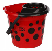 Artgos Bucket with squeezer Cavallo Ladybug