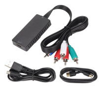 YPbPr till HD Multimedia Interface-adapterkomponent 1080P AV-omvandlare för DVD HDTV-skärm