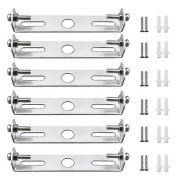 [NX]6-pack Taklampsfäste Taklampa Platthållare Taklampor 95mm Med skruvar Tak Tillbehör Belysning - I lager 80mm 80mm