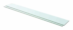Hylla panel - EXKLUSIV HEM - 110 x 15 cm - Härdat glas - Transparent - Belastning 15 kg Transparent