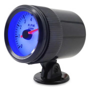 Odipie - 52mm Tachometer 0-8000 RPM - Blue LED Illumination - Compatible with 4/6/8-Cylinder Engines - High Sensitivity