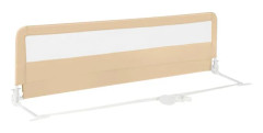 180 cm fällbar sänggrind med säkerhetsremmar, beige