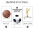 6-pack Akrylbollhållare, bollutställningsställ transparent sportboll organiserare basketboll fotboll volleyboll fotboll utställningsställ