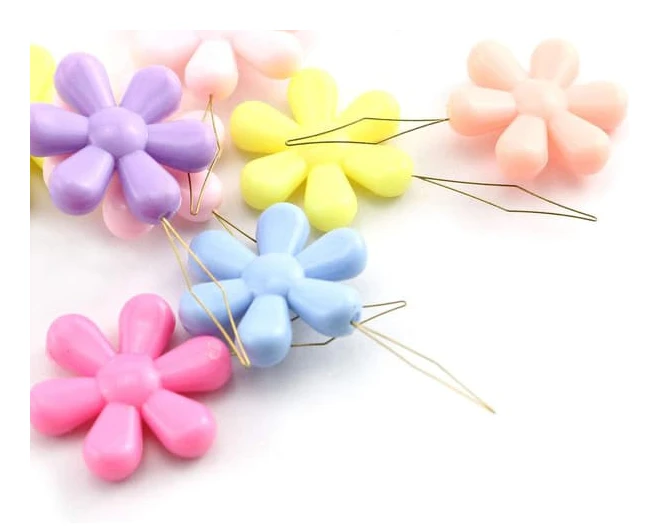 Needle Threader, 10 Pieces, Thread Guide, Assorted Colors