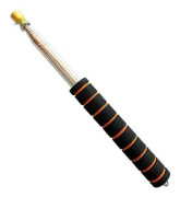 Telescopic Stainless Steel Flagpole Pointer with Non-slip Sponge Handle for Teaching Guided Tours 3M