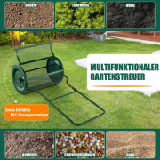 24" lång kompostspridare Torvspridare med förbättrat U-format handtag