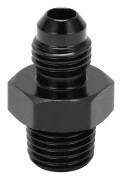 Bränsleledningskoppling 4 AN till 1/4 NPT Svart Anodiserad 6061-T6 Aluminium Biltillbehör