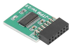 [zd]För MSI TPM 2.0-modul Stark kryptering 14-stifts LPC-gränssnitt TPM-modulkort för Win11 Grön