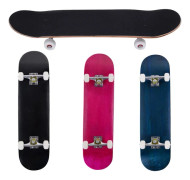Skateboard Mini Cruiser, 20x79cm, Svart, Wood Deck