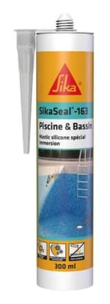 Fugmassa - SIKA - Sikaseal 163 - Transparent - 300 ml - Speciell för Pooler