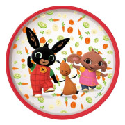 Bing Happy Carrots halkfri mikrotallrik i plast 19,5 cm