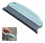 Pet Hair Remover Brush - Cat and Dog Hair - Professional Hair Remover for Sofa, Furniture, Carpet, Clothes, Blankets, Car, Bed (Blue Cycle)