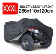 Motorcycle/ATV Protection, Waterproof Outdoor Cover, UV Resistant, XXXL, Black