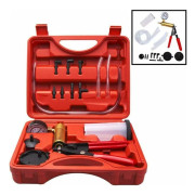 Brake Bleeding Kit, Handheld Vacuum Pump Tester with Adapters, Brake Fluid Bleeding Tool