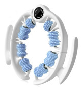 Cellulite Massager, Ring Massager Roller Ben, Manuell Anti-Cellulit Massager med Avtagbara Massagehuvuden, för Ben, Mage, Rumpa, Armar blå
