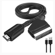 HDMI till Scart-kabel 1 meter lång direktanslutning -Sy