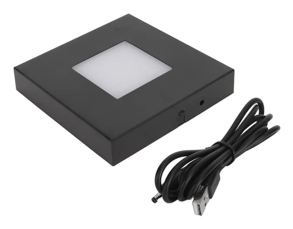 Colorful Light Base Multiple Modes Luminous LED Lamp Display Plate for 3D Crystal Glass Arts and Crafts