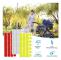Reflective strips with anti-wear, retroreflective stickers