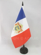 Frankrike First Empire 1804-1815 bordsflagga 21x14cm - Franska - Napoleon Hög kvalitet