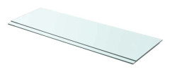 Vägghylla - EXKLUSIV HEM - 90 x 30 cm - Härdat glas - Transparent - Belastning 15 kg Transparent