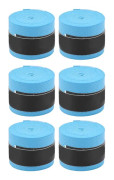 6 st Tennis Racket Grip Tape PU Frostad Anti Skid Svett Absorption Badminton Racket Tape Sport Tillbehör Blå