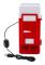 LED Mini USB Refrigerator Drinks Cans Cooler and Warmer Red