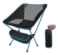 【YD】Helinox Chair One Original, Lätt Kompakt Hopfällbar Campingstol Svart/Blå, 0.95 kg, Bärbar Utomhusstol för Vuxna