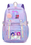 stitch Flickor Skolväska Stor Kapacitet Stitch Ryggsäck Casual Rosa, Flerfärgad A