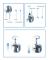 Shower set Ikonka Castors for the shower cabin, set of 8 pcs. KK9646
