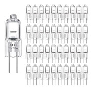 10-pack G4 halogenlampor 20W 12V - Varmvita